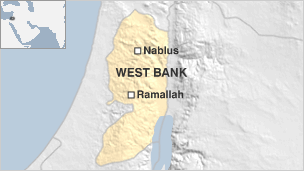 mapa ramallah nablus